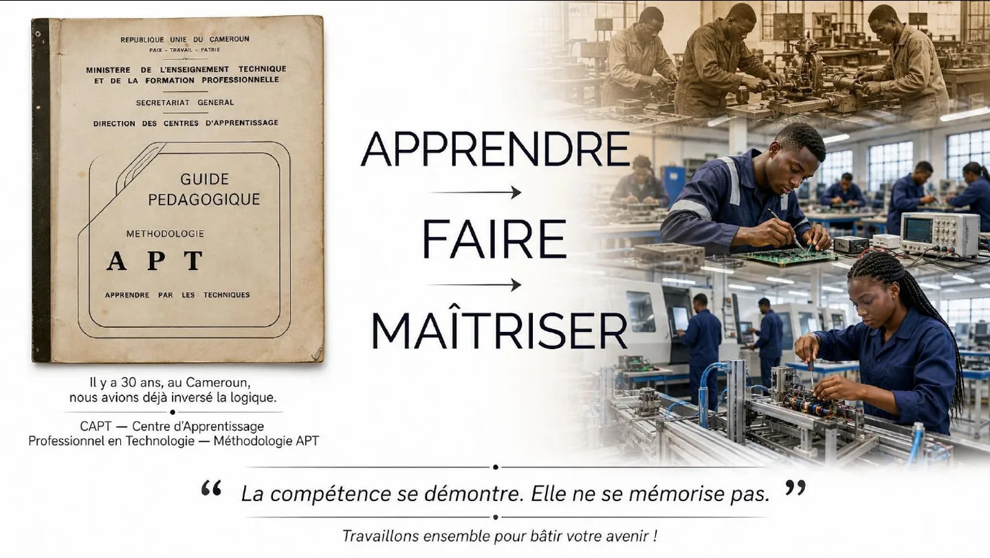 Diapositive 5 : Apprendre, faire, maîtriser