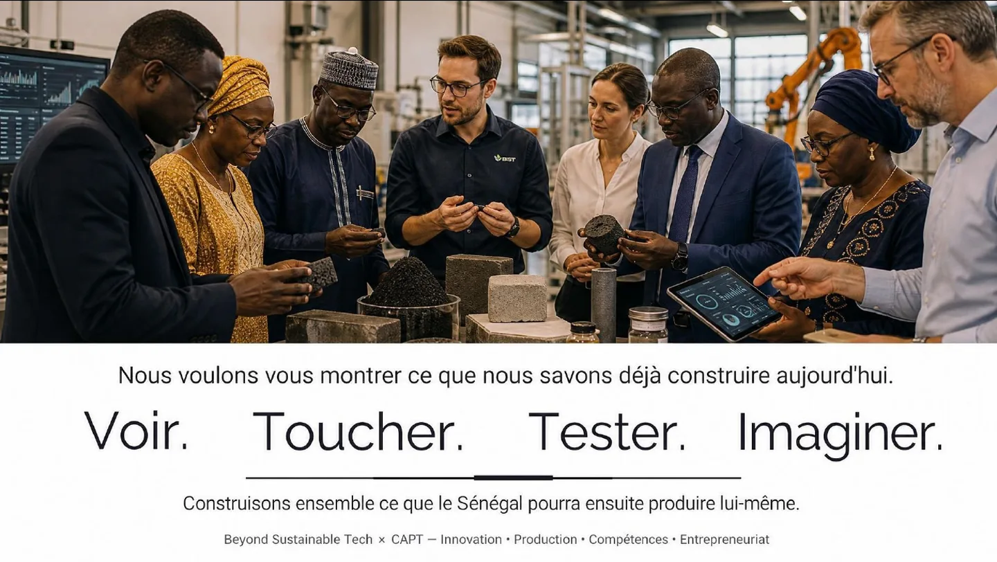 Diapositive 8 : Voir. Toucher. Tester. Imaginer.
